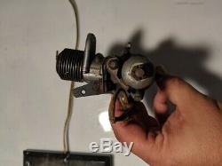Antique Vtg syngro ace model 56 tether car engine ignition motor 1937 Rare