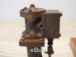 Antique c1902 Miniature Engineering Model Bronze Steam Engine Motor