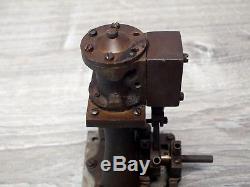 Antique c1902 Miniature Engineering Model Bronze Steam Engine Motor