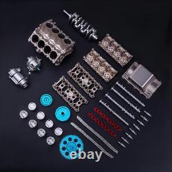 Assembled 1/3 TECHING V8 Cylinder Mechanical Engine DM118 Science Gift Models
