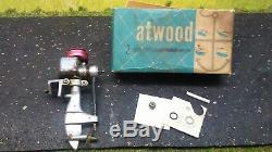 Atwood 049 Water Cooled Outboard Model Boat Engine Motor With Box