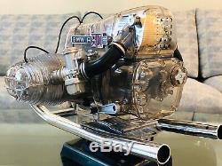 BMW R90S Engine Model Motor 12 Scale Visible Operation Franzis assembled detail