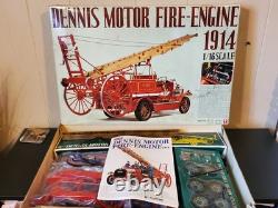 Bandai 1914 Dennis Motor Fire Engine 116 New Parts Fire Truck Plastic Model Kit