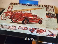 Bandai 1914 Dennis Motor Fire Engine 116 New Parts Fire Truck Plastic Model Kit