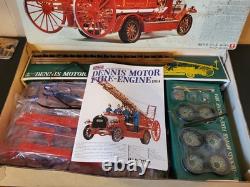 Bandai 1914 Dennis Motor Fire Engine 116 New Parts Fire Truck Plastic Model Kit