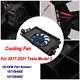 Black Engine Radiators Motor Cooling Fan 107708400d For 2017-2021 Tesla Model 3