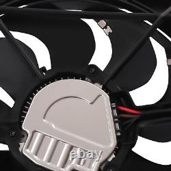 Black Engine Radiators Motor Cooling Fan 107708400D For 2017-2021 Tesla Model 3
