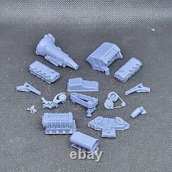 Blown Ford 427 SOHC Hilborn Hat model engine resin 3D printed 124-18 scale