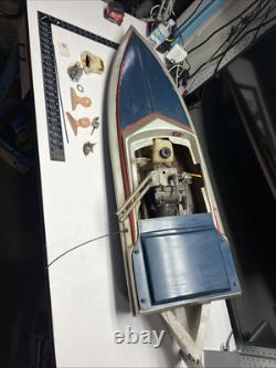 Boat Rc Remote Control Radio Model Racing Lake Cigarette Engine Gas Motor Parts