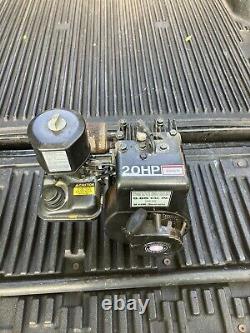 Briggs & Stratton Flat Head 2hp Motor Engine Model Horizontal Shaft Runs Great