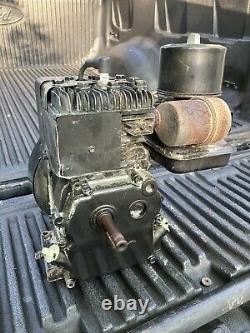Briggs & Stratton Flat Head 2hp Motor Engine Model Horizontal Shaft Runs Great