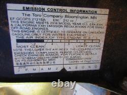 Briggs and Stratton 2-cycle Snow Blower Engine/Motor Toro Model 121-4222 Gas