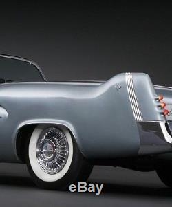 Buick Le Sabre Convertible Car w Engine Motor & Spoke Wheel Harley 1950s Vintage