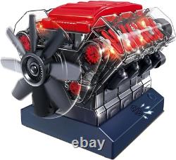 Build Your Own Working Mini V8 Engine Model Kit 270 Parts for STEM Learning