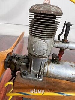 Bunch Motor Co. Tiger Aero Vintage Spark Ignition Model Engine Untested