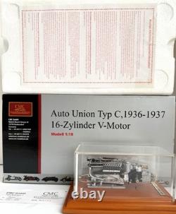 CMC 1/18 Auto Union Type C 1936-1937 Motor Engine Model. Rare