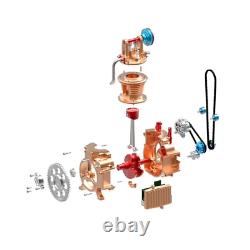 Car Engine Model Metal Craftsmen Cylinder Motor Assembly Collection Educational