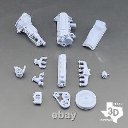 Clifford 4bbl Ford 300 Inline 6 model engine resin 3D printed 124-18 scale