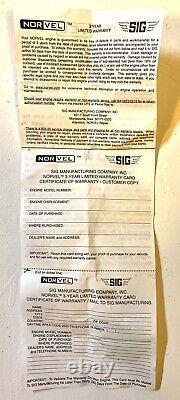 Collectible Norvel. 074 Model Engine from Russia- good condition withengine mount