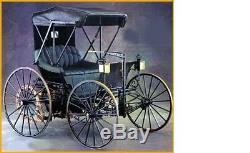 Concept Car Before Henry Ford Original Model T with Engine Motor & Spoke Wheels A