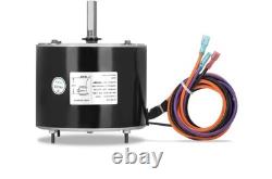 Condenser fan motor, model 68J97. 1/6 HP motor compatible with Lennox
