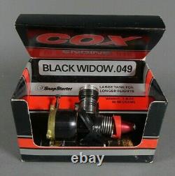 Cox. 049 COX engine COX Black Widow. 049 NIB No 150 Model Airplane Motor