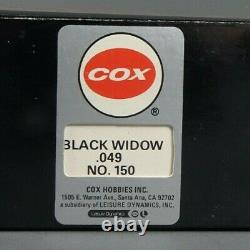 Cox. 049 COX engine COX Black Widow. 049 NIB No 150 Model Airplane Motor