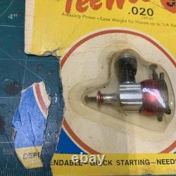 Cox Thimble Drone Peewee. 020 Model Airplane Motor in Original Blister Pack