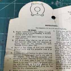 Cox Thimble Drone Peewee. 020 Model Airplane Motor in Original Blister Pack