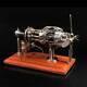 Creative 16 Cylinder Hot Air Stirling Engine Motor Model Aircraft Propeller Toy