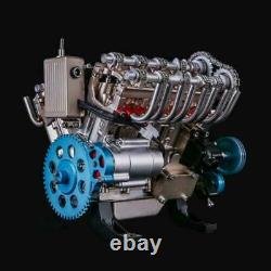 DIY 13 Full Metal Model 500+ Parts Assembly Engine V8 Motor Kit Toy Gift