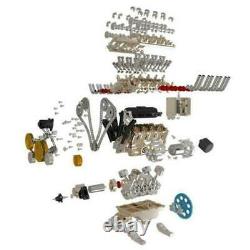 DIY 13 Full Metal Model 500+ Parts Assembly Engine V8 Motor Kit Toy Gift