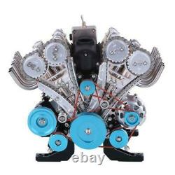 DIY 13 Full Metal Model 500+ Parts Assembly Engine V8 Motor Kit Toy Gift New