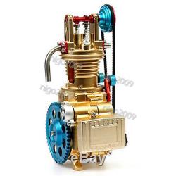 DIY Assembly Engine Model Kit Single Cylinder Micro Motor Engine Hobbyist Gift