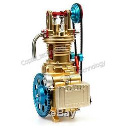 DIY Assembly Engine Model Toy Mini V Engine Mechanical Hobbyist Engine Motor Toy