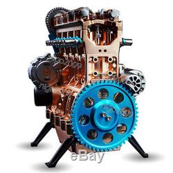 DIY Assembly Mechanical Engine Model Toy Mini V4 Engine Motor Adult Engine Toy