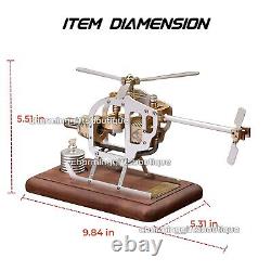 DIY Helicopter Stirling Motor Engine Model Works Science Experiment Adult Toys