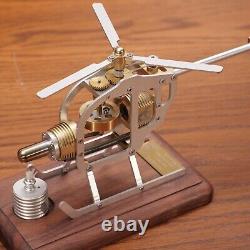 DIY Helicopter Stirling Motor Engine Model Works Science Experiment Adult Toys