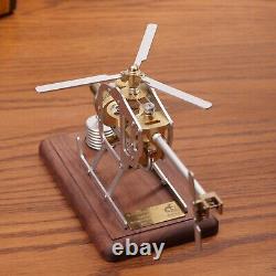 DIY Helicopter Stirling Motor Engine Model Works Science Experiment Adult Toys
