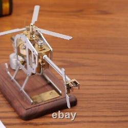 DIY Helicopter Stirling Motor Engine Model Works Science Experiment Adult Toys