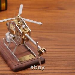 DIY Helicopter Stirling Motor Engine Model Works Science Experiment Adult Toys