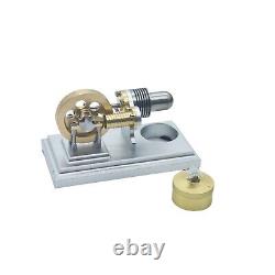 DIY Hot Horizontal Stirling Engine Model Electric Generator Motor Steam Power