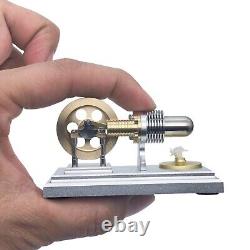DIY Hot Horizontal Stirling Engine Model Electric Generator Motor Steam Power
