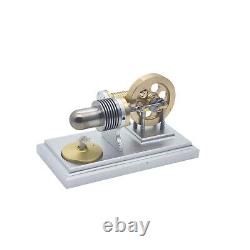 DIY Hot Horizontal Stirling Engine Model Electric Generator Motor Steam Power