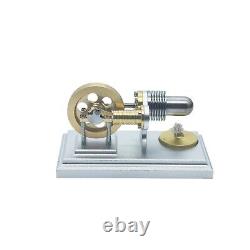 DIY Hot Horizontal Stirling Engine Model Electric Generator Motor Steam Power