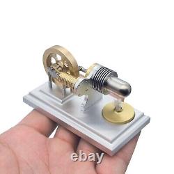 DIY Hot Horizontal Stirling Engine Model Electric Generator Motor Steam Power