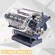 Diy Mini V8 Engine Model Kit Working Miniature Motor Silver Assembly Model New