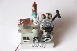 DIY Mixture Gasoline Engine Model Toy Mini Petrol Motor Generator Electric Start