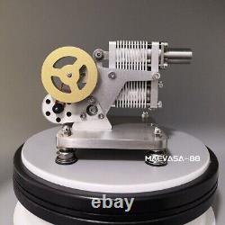 DIY Powerful Hot Air Stirling Engine Model Toy Alpha Engine Generator Motor Gift