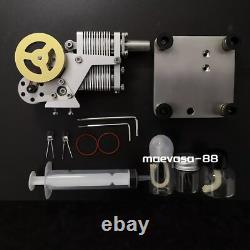DIY Powerful Hot Air Stirling Engine Model Toy Alpha Engine Generator Motor Gift